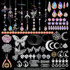 Sun Catchers Making Kits Craft for Garden Window Home Decor Crystal Suncatchers DIY Wind Chime Sun Catchers Making Kit Gifts