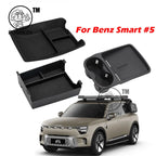 For Smart #5 Smart 5 Center Console Storage Box Car Central Armrest Tray Organizer Container Interior Accessories Tidying