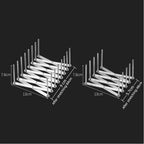 Kitchen Tools Stainless Steel Dish Rack Organizer with Drainage Retractable Dish Stand Foldable Reusable Utensil Holder Kitchen