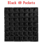Black Green Wall Hanging Planting Bags Flower Pot Grow Bag Garden Planter Vertical Suculentas Plant Pot Home Decor Accessories