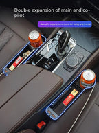 Hyundai N Line I30 Sonata Elantra i40 Kona Tucson IONIQ Santa-fe Venue i20ix25 Car Seat Gap Crevice Slot Storage Box Accessories