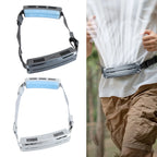 Wearable Waist Fan Multifunctional 3 Speeds Adjustable Ice Compress Ef