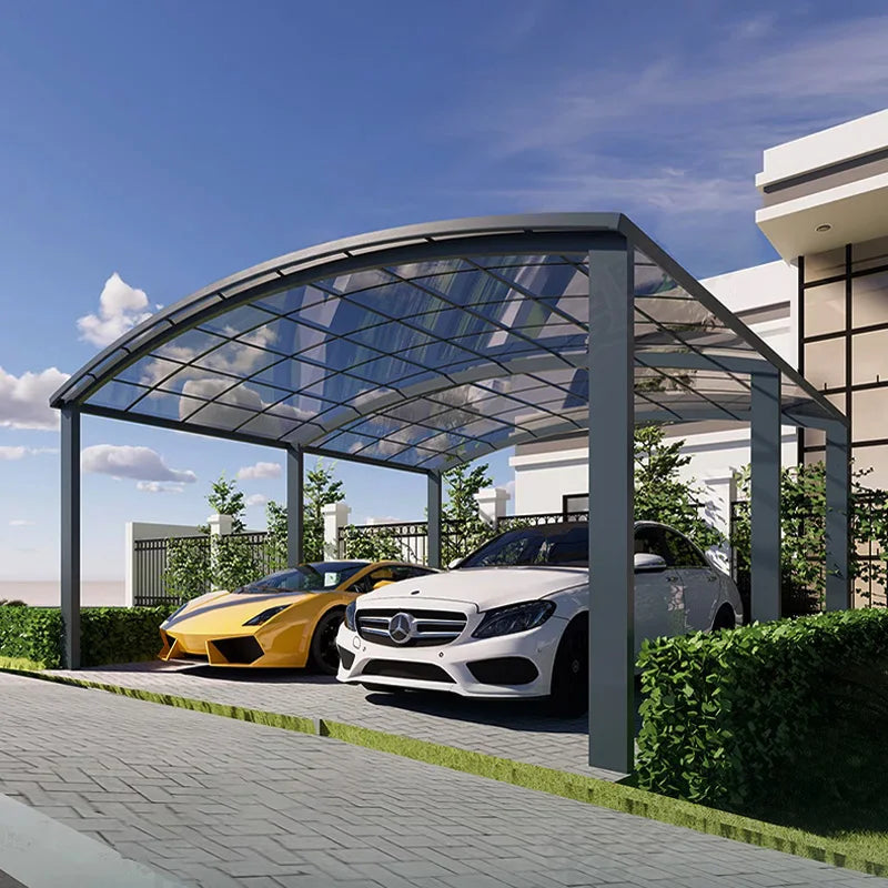 Outdoor Parking Garden VillaShelter Canopy Tent Car Carport Metal Garage  Exterior Sunshade For Aluminium Alloy Cars Shed