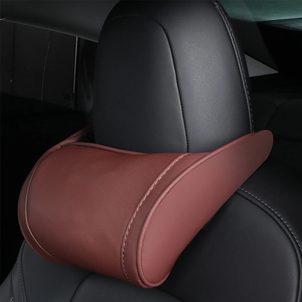 For Tesla Model 3 Y X S Neck Pillow Headrest Pillow Automobile Seat Neck Rest Auto Seat Head Support Pillow Model Y Accessories