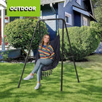 Swing Stand, Hammock Chair Stand Max Load 330lbs, Heavy Duty Hammock Stand,Outdoor or Indoor Hanging Chair Stand only,Hammock Ch