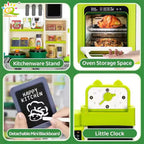 New kitchen tableware table Simulates kitchen cooking functions Electric toy Children's role-playing game Educational toy