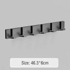 Foldable Coat Rack Wall Hanger Shelves Steel Shelf Behind Door Hooks Clothes Organizer Towel Rack Key Storage Bathroom Furniture