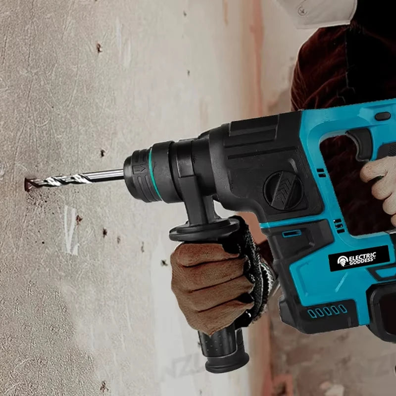 Electric Goddess Brushless Impact Hammer 21V Cordless Hammer Drill Function Multifunctional Steel Concrete Wood For Makita Pin