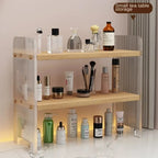 Desktop Bookshelf Kitchen Utensil Storage Rack Office Desktop Storage Rack Acrylic Bookshelf Household Minimalist Storage Rack