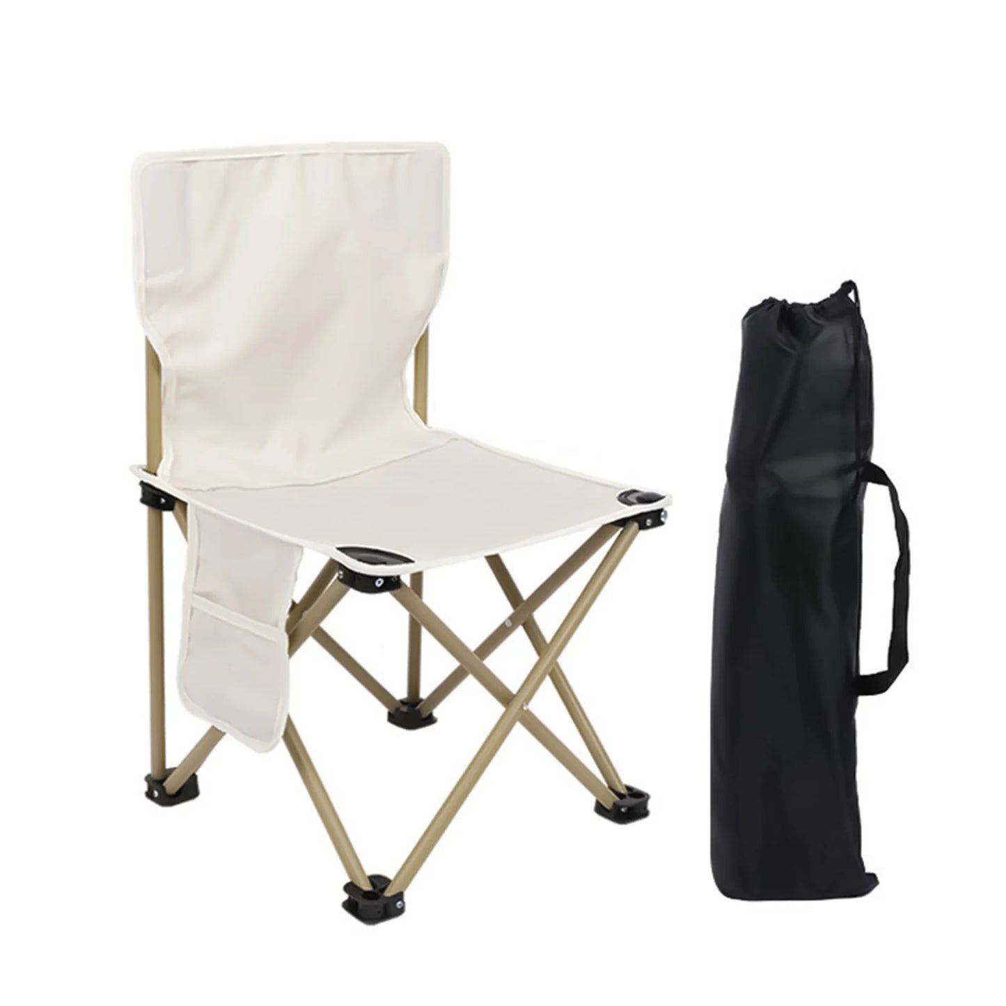 Foldable Camping Chairs with Strong Bearing Capacity and Hi-density Nylon Oxford Suitable for Travel Beach Sports