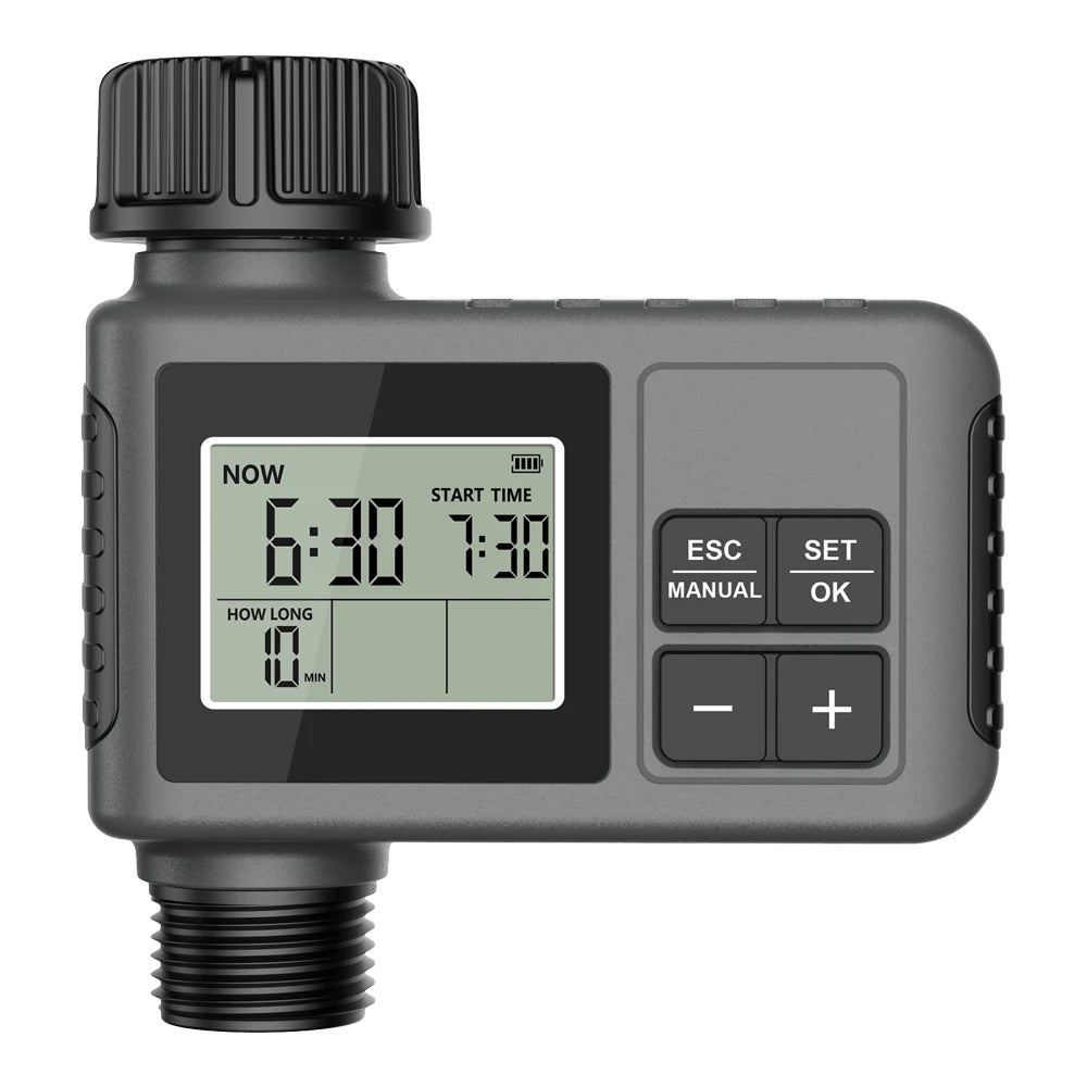 1/2/3-Outlets Smart Irrigation Watering System Automatic Water Timer Sprinkle Faucet Hose Programmer Timer for Garden Outdoor