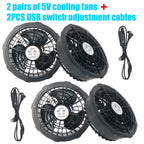 5V Cooling Fan for Air Conditioner Cooling Vest Jacket Air Conditionin