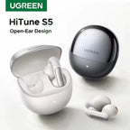 HiTune S5 TWS Open Ear Clip Wireless Earbuds Bluetooth Sports Earphones Headphones in Mic with Earhooks & Ear Hook