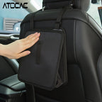 Car Hanging Trash Can Foldable Back Seat Waste Bin Leak Proof Storage Box Waterproof Oxford Vehicles Interior Garbage Organizer