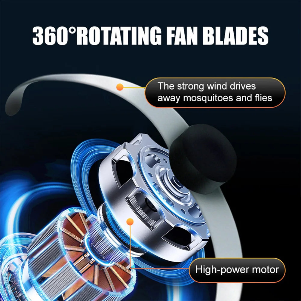Portable LED Fly Fan for Tables
