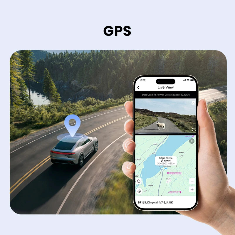 2025 New DDPAI Dash Cam Z50 Pro 4K UHD 3"IPS Display Built-in GPS ADAS