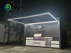Outdoor Bbq Kitchen With Storage Shed Combo Integrated Solution For Cooking Dining And Storage Needs