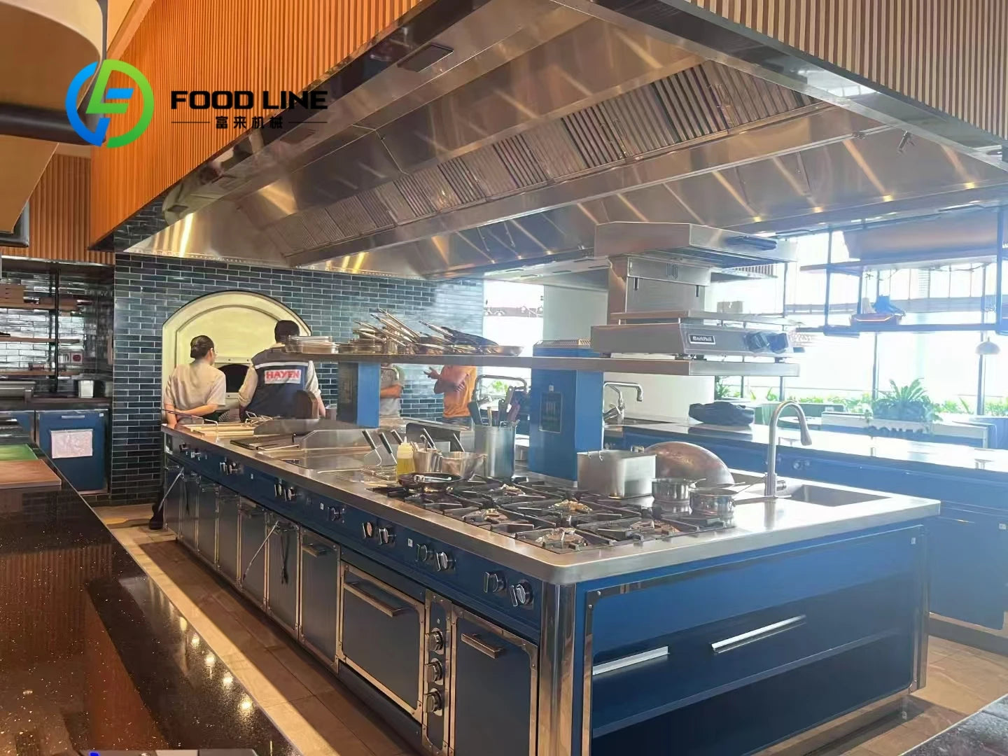 customize Luxury Integrated Kitchen System High End Smart Commercial Equipment for Professional Hotel Restaurant