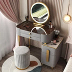 Vanity Makeup Desk Dressing Vanity Makeup Desk Organizers Mirror Storage Dressers Bedroom Multifunctional Schminktisch Furniture