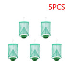 1-10PCS Fly Traps Outdoor Insect Catcher Killer Pest Control Reusable Hanging Flytrap Cage Net Traps Garden Hanging Fly Catche
