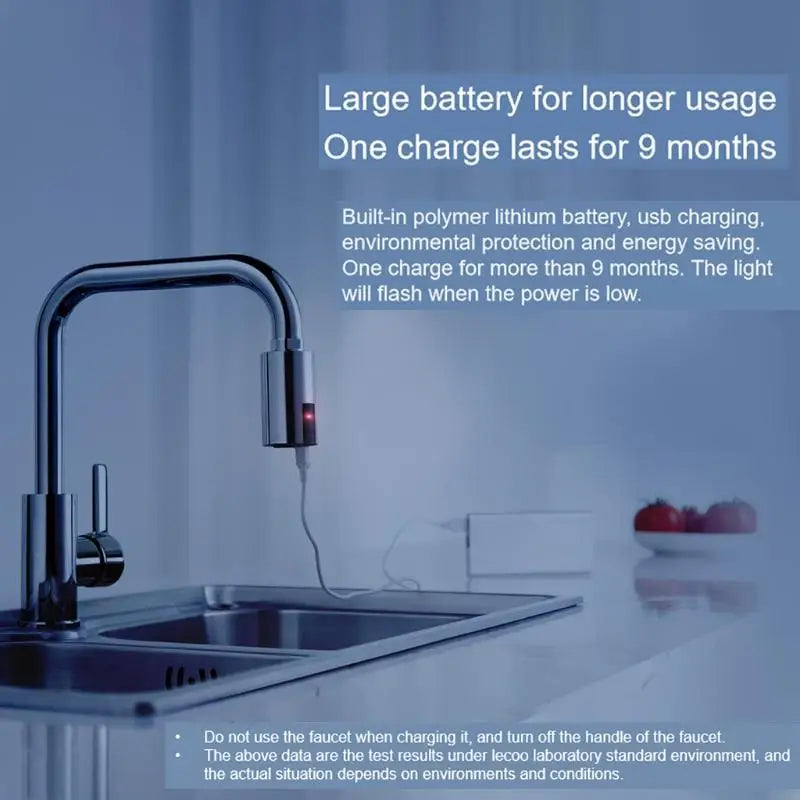 L9NB Automatic Faucets Nozzle Adapter NonContact Water Saving Device Infrare Sensors HandsFrees Intelligent Faucets Sensors