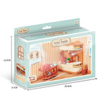 For Children Forest Family Bathroom Garden Pretend Play  Dollhouse Furniture Miniature Furniture Kitchen Cooking
