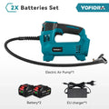 Cordless High Pressure Portable Electric Air Pump With LED Display Rechargeable Car Ball Inflatable Pump For Makita Battery Pin