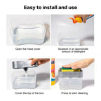 Kitchen Dishwashing Liquid Dispenser With Automatic Dispensing Box And Press-Type Dispensing