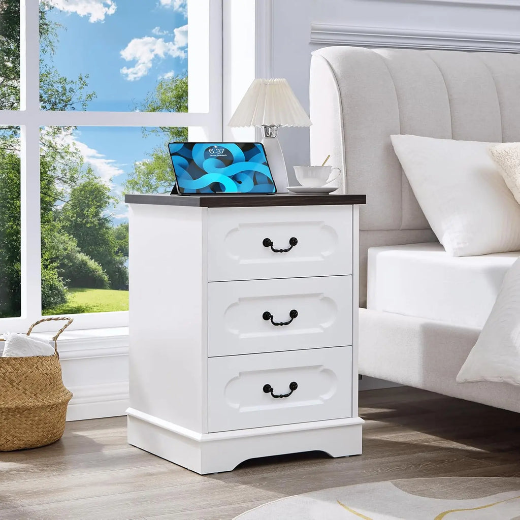 5 Drawer Dresser for Bedroom Farmhouse Cherry Wood Chest of Drawers for Bedroom Dresser, Rustic Wide Drawers Dressers