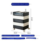 360 Rotating Storage Cabinet Movable Bedside Cabinet Ins Minimalist Nordic Internet Celebrity Cosmetics Multilayer File