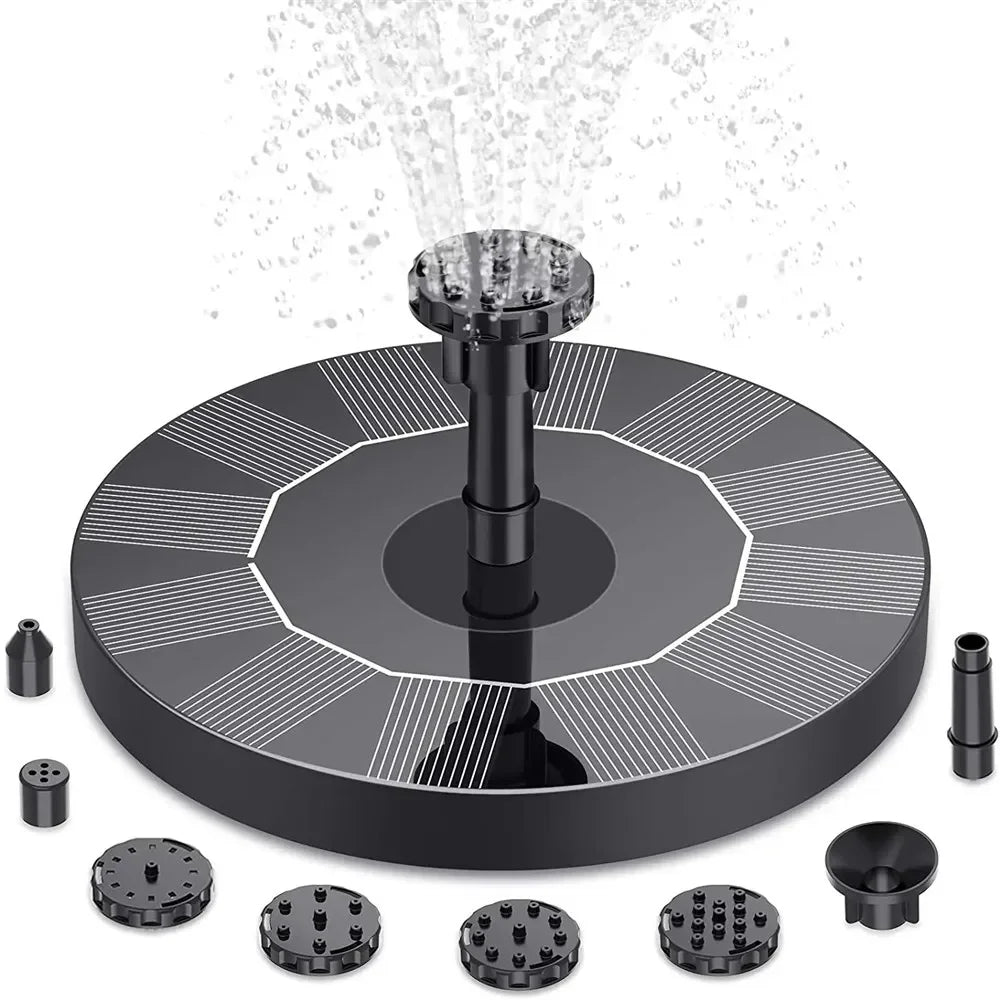 13cm, 16cm, 18cm Floating Solar Fountain Pumps - Your Key to Gorgeous Bird Baths and Garden Pond Decor