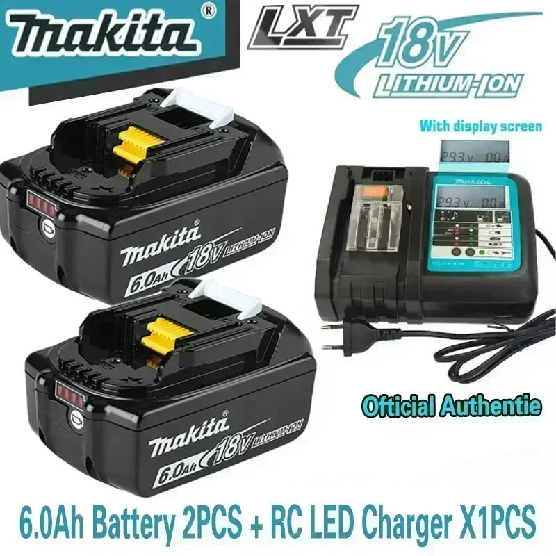 🍀⚡️Makita Original 18V 2.0/5.0/6.0Ah Rechargeable Lithium-ion Battery for DTD173 TWO04G DTW700 DGA404 High-Quality Power Tool