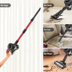Cordless Vacuum Cleaner Poweful Vaccum Cleaner with 3000mAh Rechargeable Battery, 15KPA Powerful Pet Vacuum Cleaner