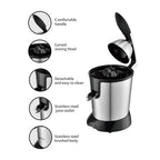 Electric Juicer Machine Portable Blender 110V 220V Stainless Steel Hand Press Squeezer 400ML Fruit Lemon Orange Juice Maker 믹서기