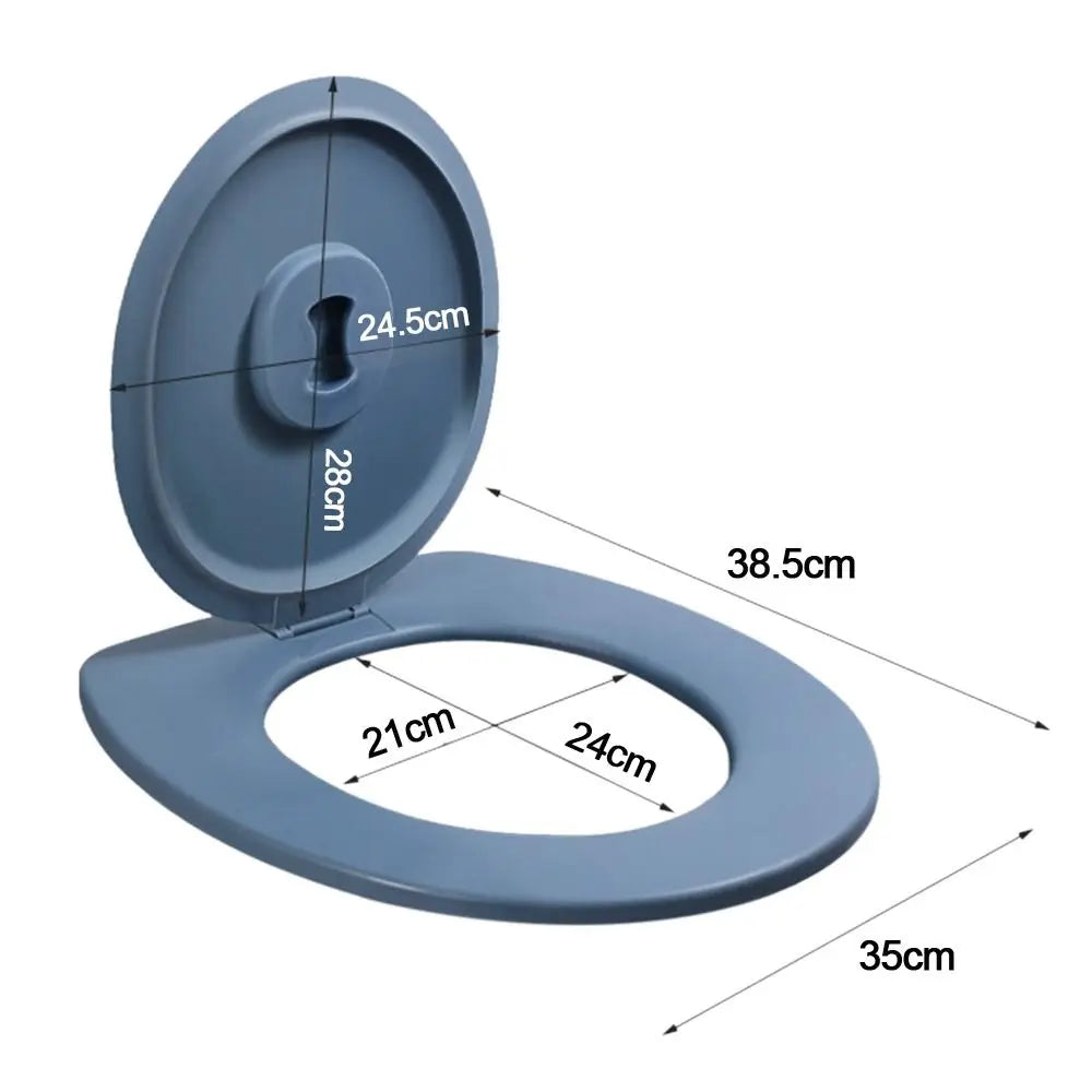 Durable Plastic Toilet Seat Lid Potty Seat Removable Movable Toilet Lid Camping Bucket Seats Home Outdoor Accessory