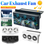 1PCS Solar Car Exhaust Fan with 3 Air 5000 RPM Outlets Car Radiator A