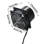 Smoke Absorber Fume Extractor Fan Pipe Duct Exhuast Fan USB Adjustable