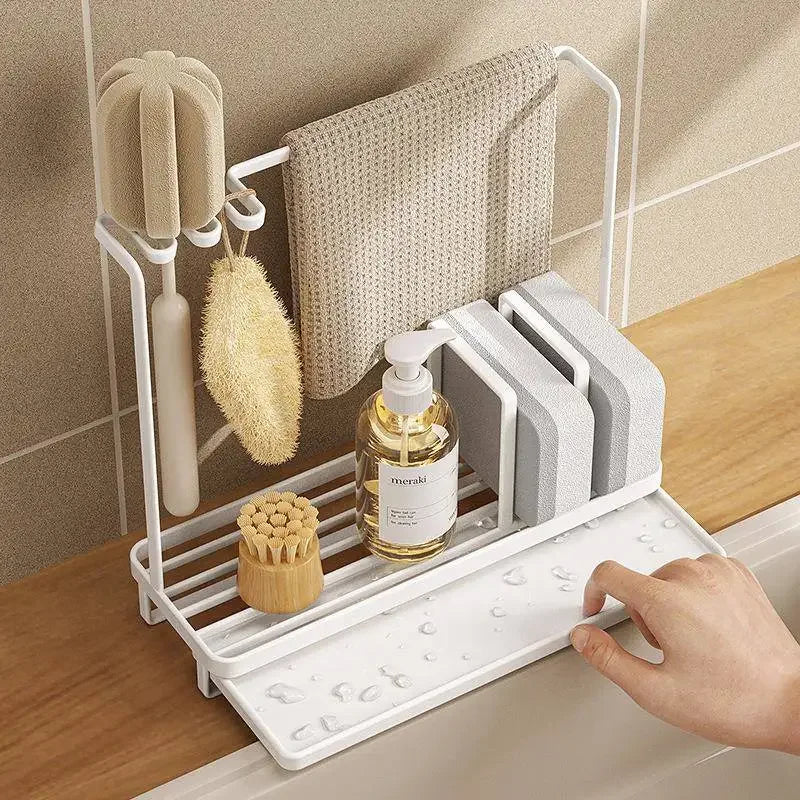 Kitchen Multi-Function Storage Ra Home Use Soap Holder Towel Holder Sink elf Organizer for Kitchen Accories Racks Organization