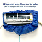 Summer Large Air Conditioning Cleaning Cover Kit 36000BTU Hanging AC Reusable Thickened Dust Water Bag Support Plate Cleaner