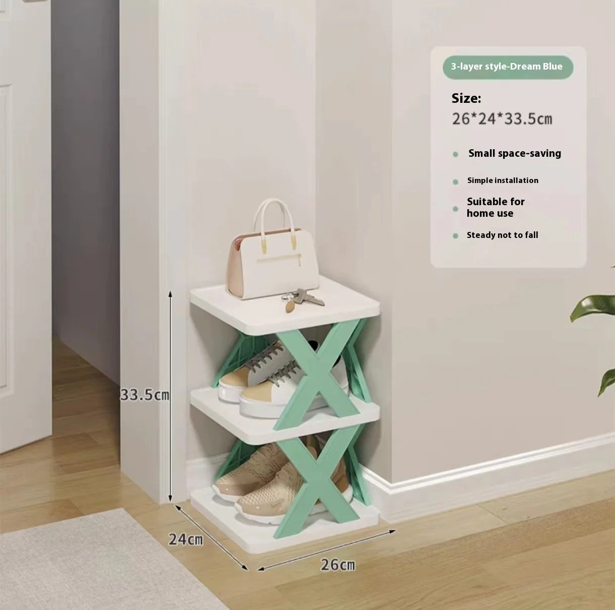 Multi Layer Simple Shoes Shelf 3/6/9tier New Folding Shoe Rack Color Cabinet Multi-Folding Space-Saving Diy Home Organizer Shelf