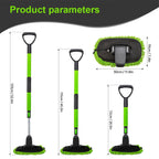Car Washing Mop Long Handle Scratch-Free Replacement Head Car Wash Brush Chenille Microfiber Car Cleaning Tools Auto Accessories