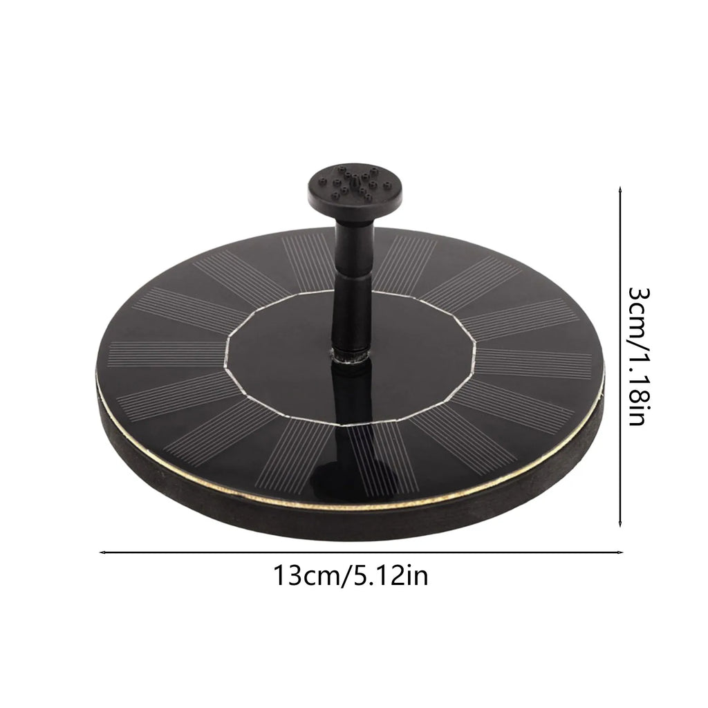 Solar Fountain Pump Floating Solar Panel Bird Baths Water Fountain with 4 Nozzles For Garden Outdoor Water Pool Pond Decor