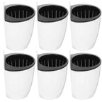 7 Pcs Flowerpot Pots Wall-mounted Self Watering Plastic Planters for Plants