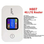 4G 5G WiFi 6 Mobile Hotspot Router Support 10 Users with SIM Card Slot Wireless Router Portable WiFi Hotspot for Home Travel