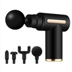 Mini Fascia Massage Gun - Electric Body Massager with 4 Heads for Relaxation & Fitness | AlluCanFind