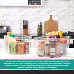 [CLOS] Kitchen Transparent Storage Box Food Storage Box Large Transparent Storage Containers are Used for Sorting.