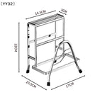 Kitchen Stainless Steel Draining And Chopping Board Rack With Knife Storage〔YY32〕