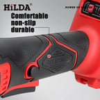 HILDA Brushless Electric Angle Grinder 125mm Cordless Grinder Metal Wood Grinding Polishing Cutting Power Tool For Makita 18V