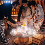 Mini Smokeless Stove Stainless Steel Burner Heater Tabletop Fire Pit Wood Burning Or Pellet Fueled Stove for Outdoor Camping BBQ