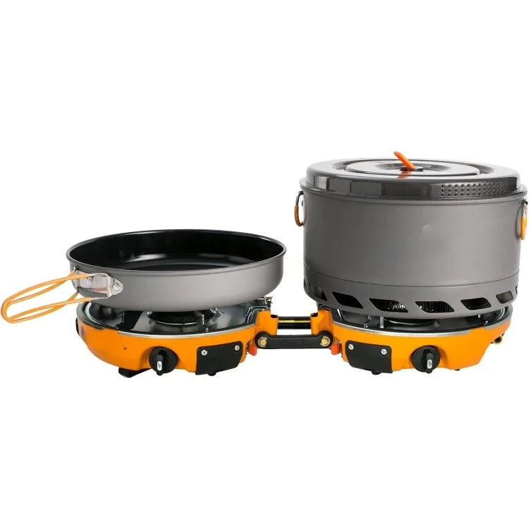 New upgrade. Genesis Basecamp Backpacking and Camping Stove Cooking System with Camping Cookware